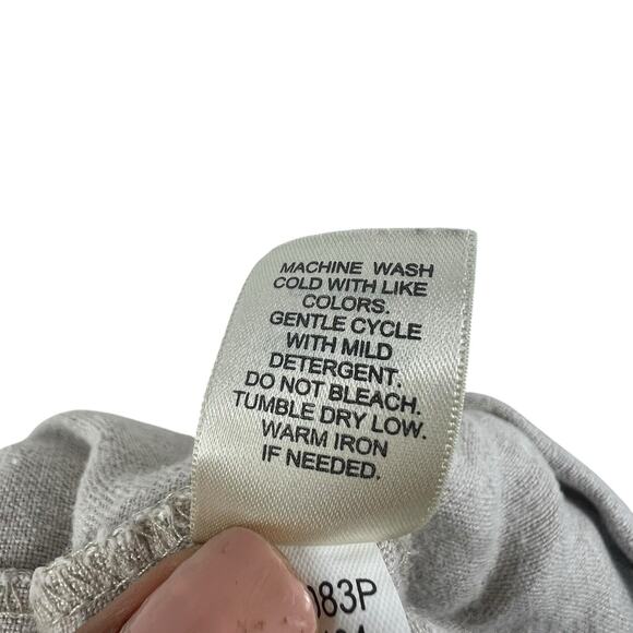 J Jill Elastic Waist Tan 100% Linen Pants Size SP Small Petite Wide Leg - Picture 10 of 11